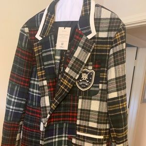 Banana Republic ATHLETICS PATCHWORK BLAZER NWT